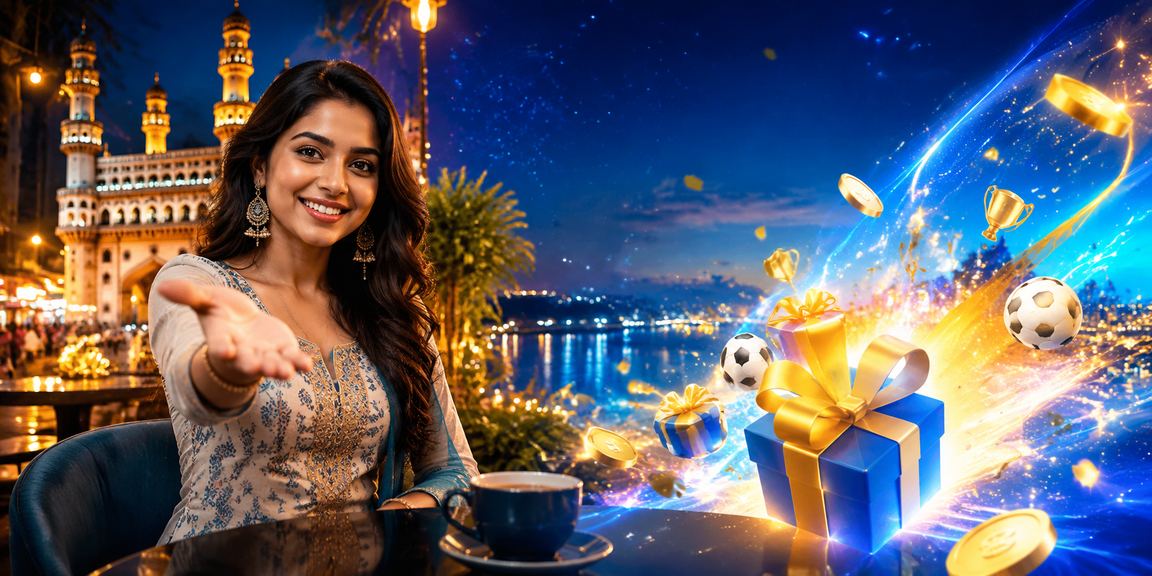 Female player registering for live casino bonus at Hyderabad Charminar location